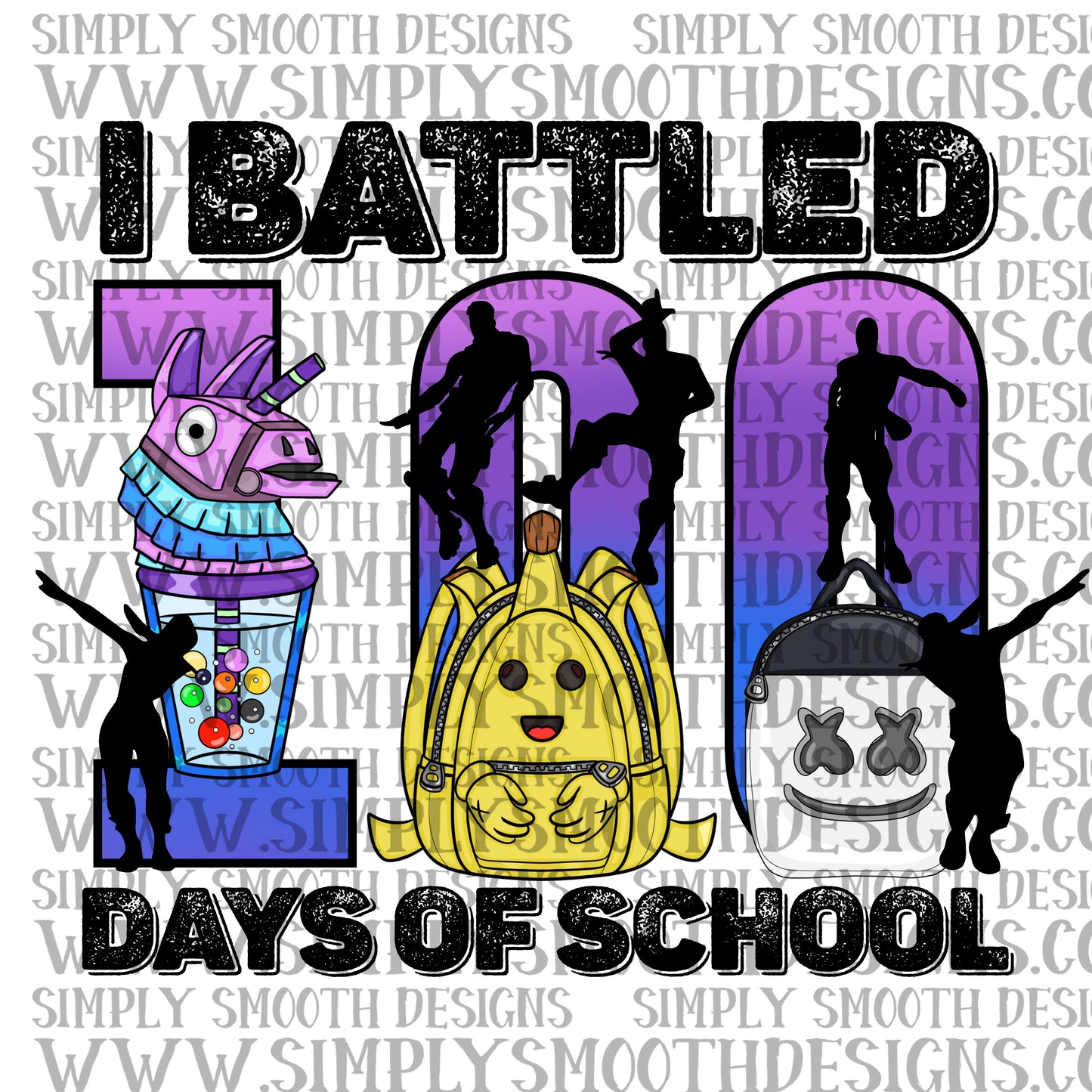 I battled 100 days of school