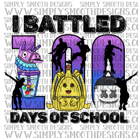 I battled 100 days of school