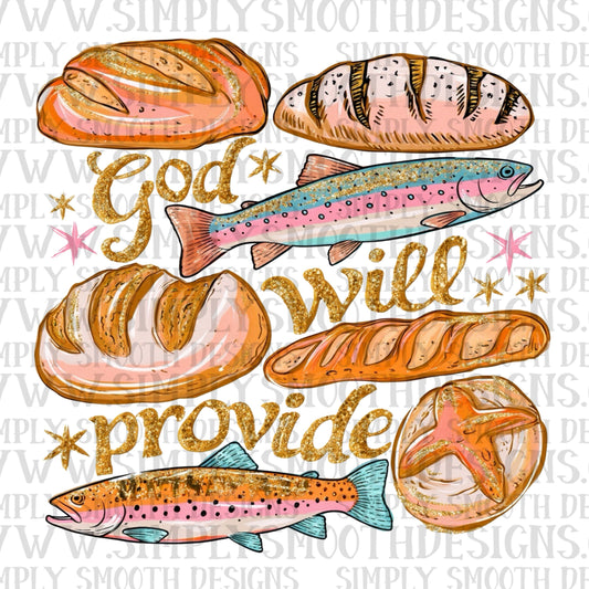 God will provide digital download, png. Faith