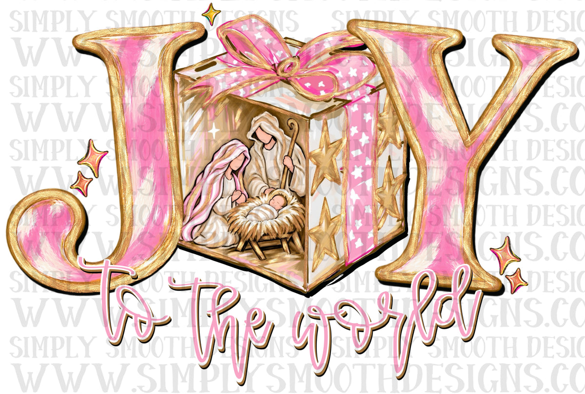 Joy to the world, Nativity Gift png download
