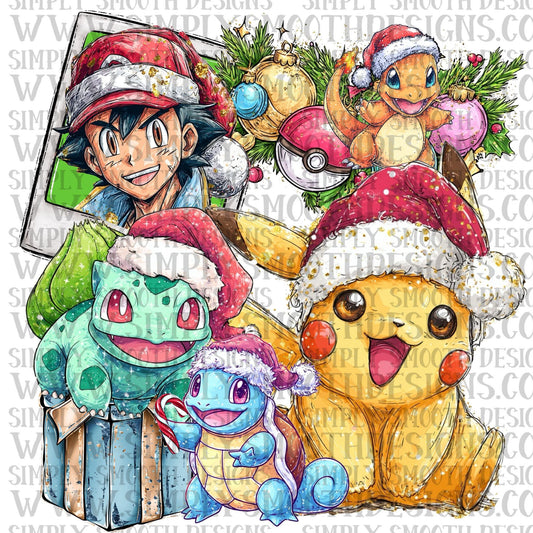 Poke Christmas Polaroid