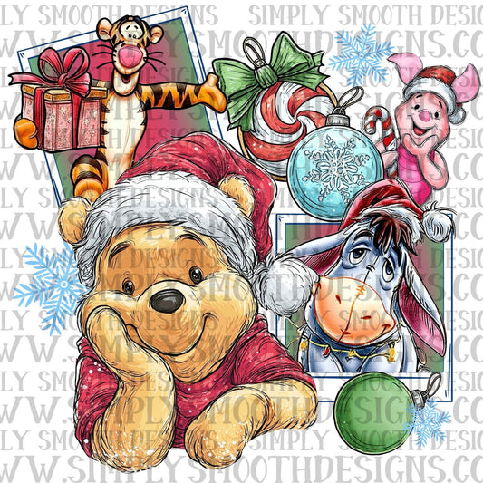 Bear Christmas Polaroid