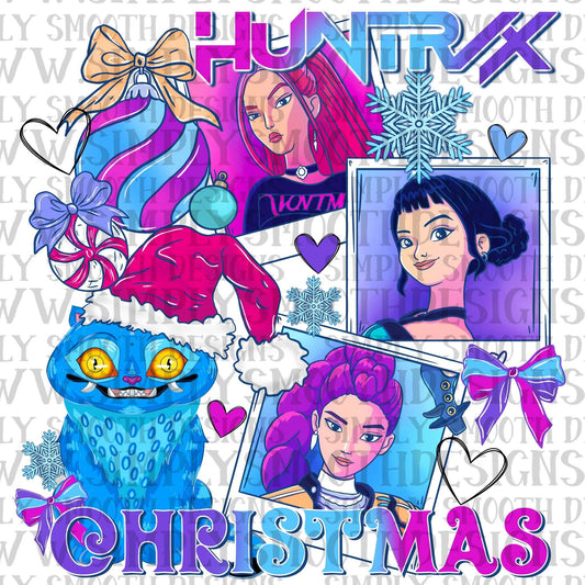 Hunter Girls Christmas Polaroid