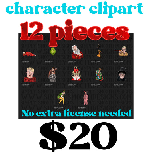 Character clipart Christmas