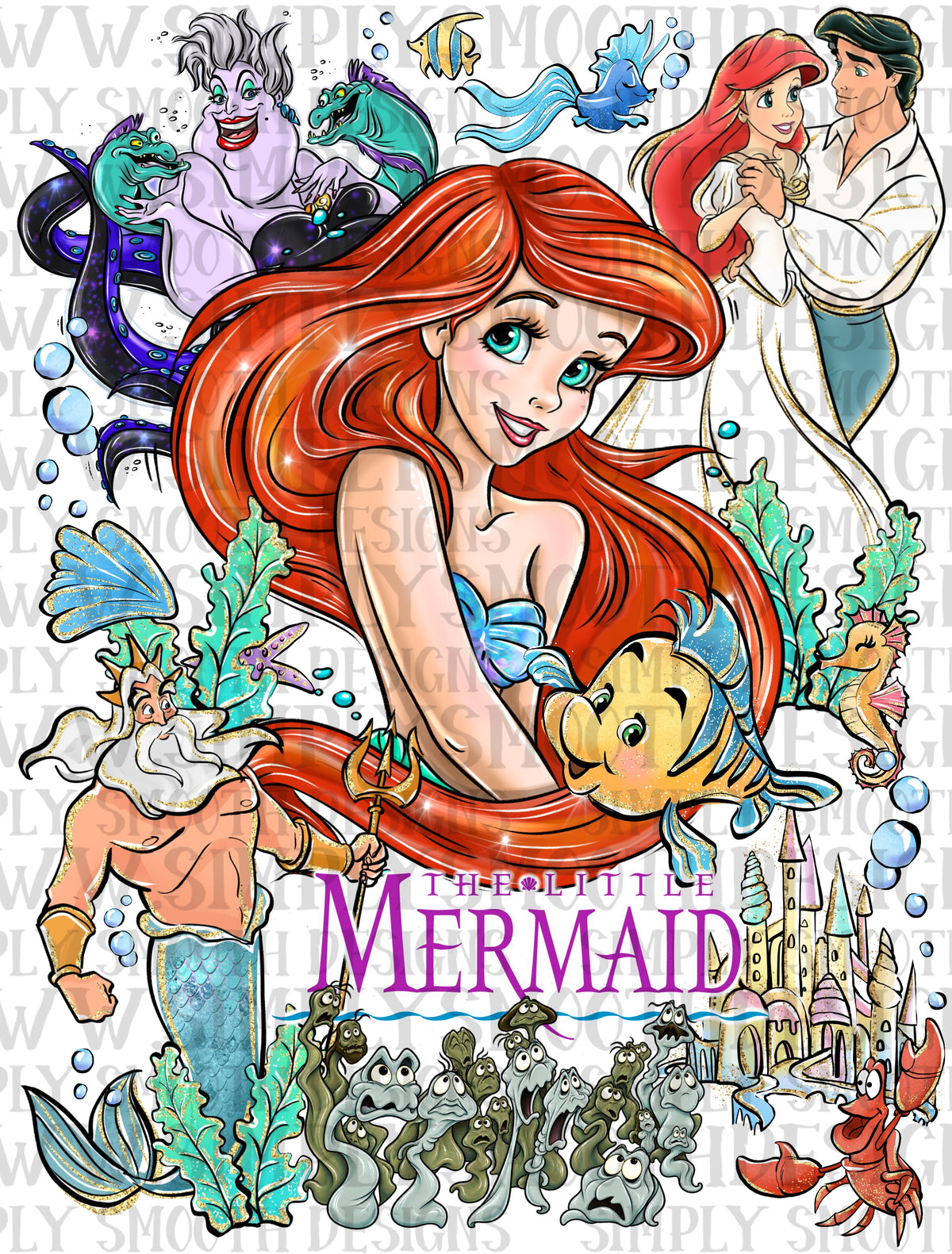 Mermaid Collage png download