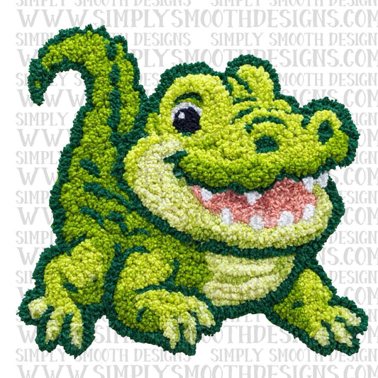 Faux Yarn Gator