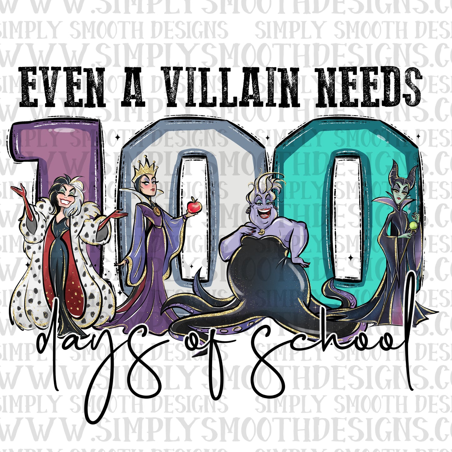 Even a villain needs 100 days of school