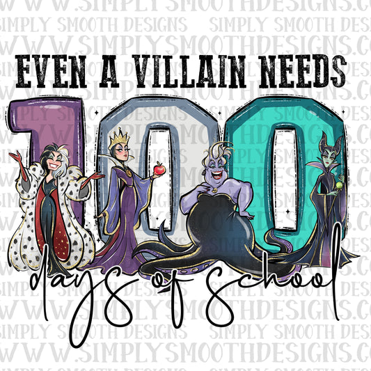 Even a villain needs 100 days of school