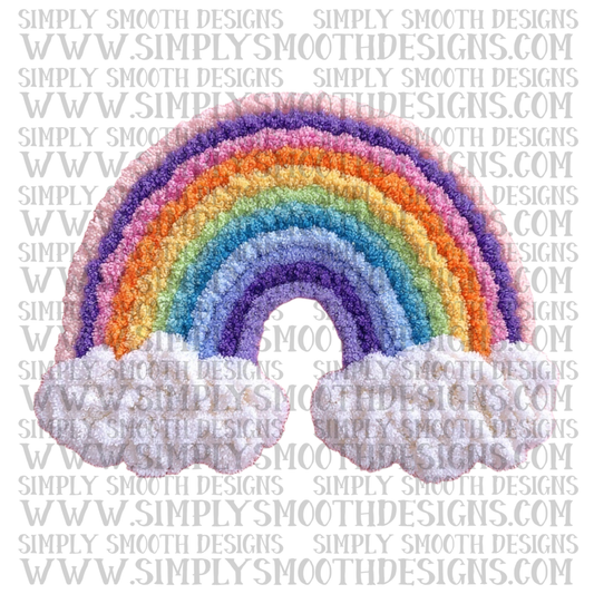 Rainbow Faux Yarn