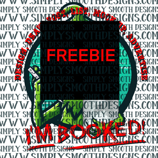 Designer I’m booked freebie