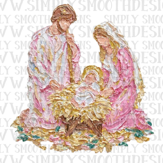 Nativity Impasto Oil
