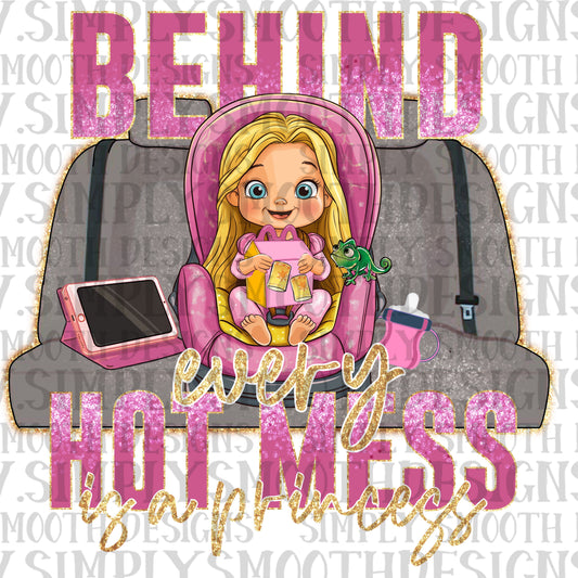 Behind every hot mess tangled Princess