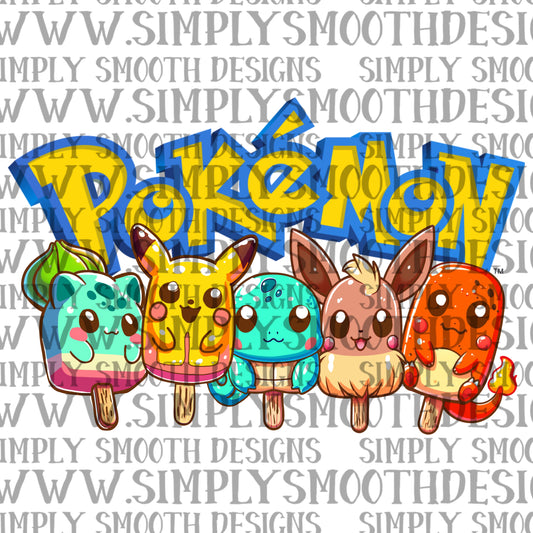 Pokémon popsicle