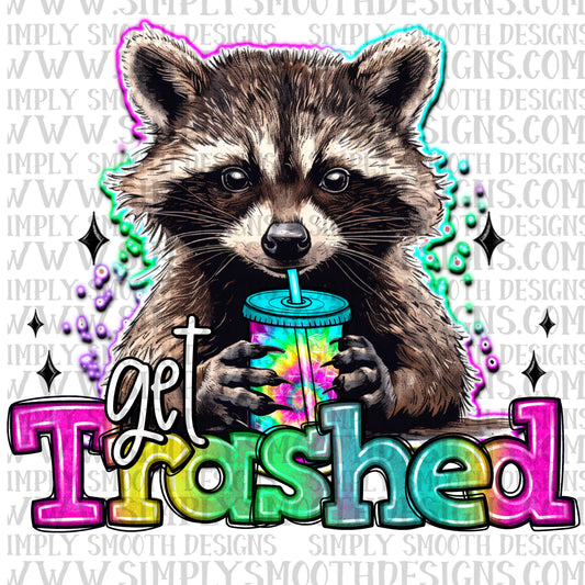 Get trashed raccoon