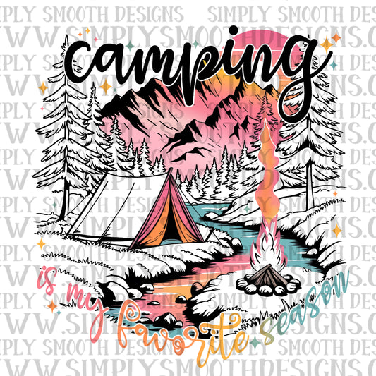 Camping is my favorite season