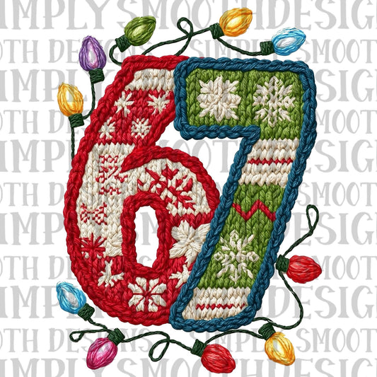 Ugly Christmas Sweater Faux Yarn