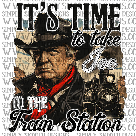 It’s time to take Joe to the train station