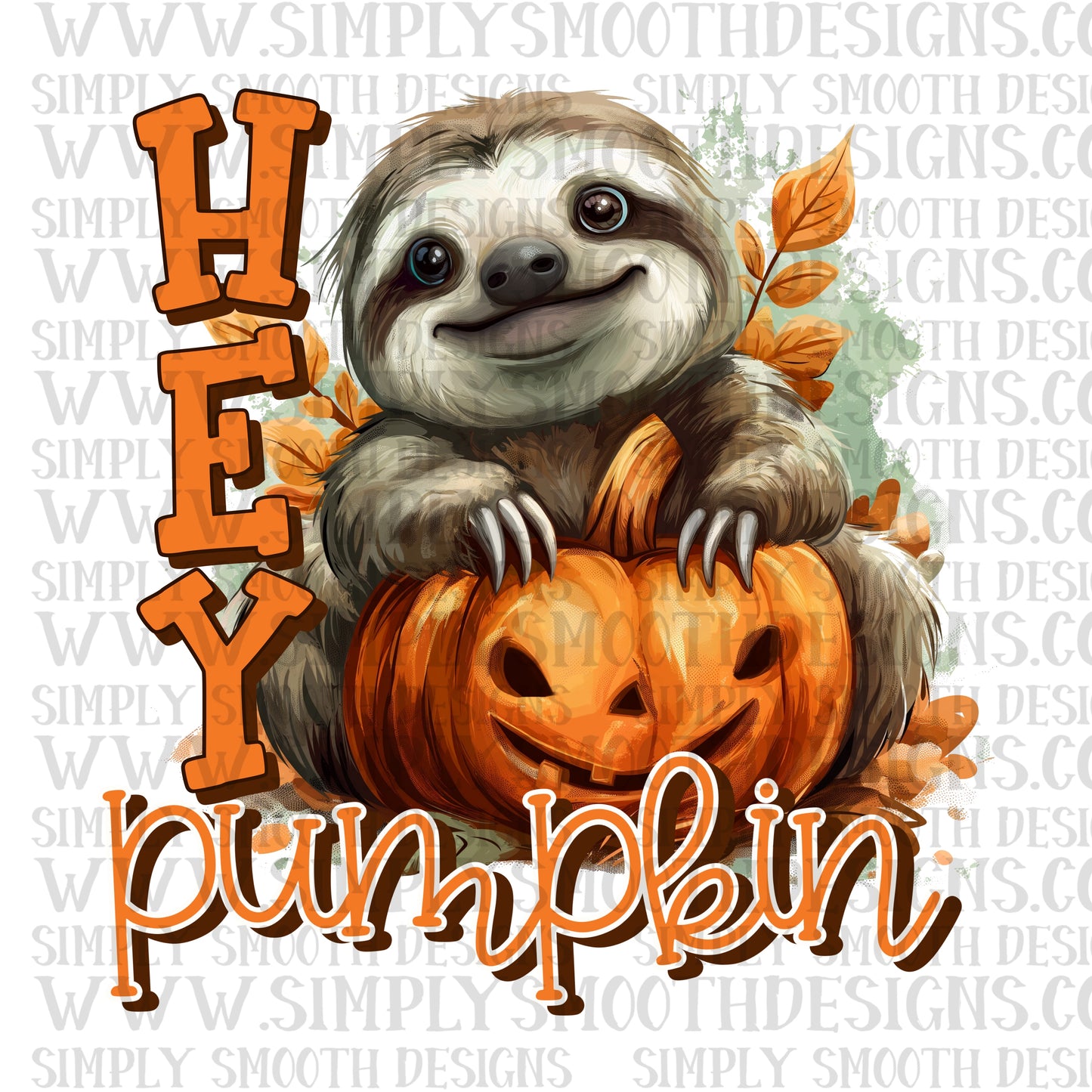 Hey pumpkin sloth