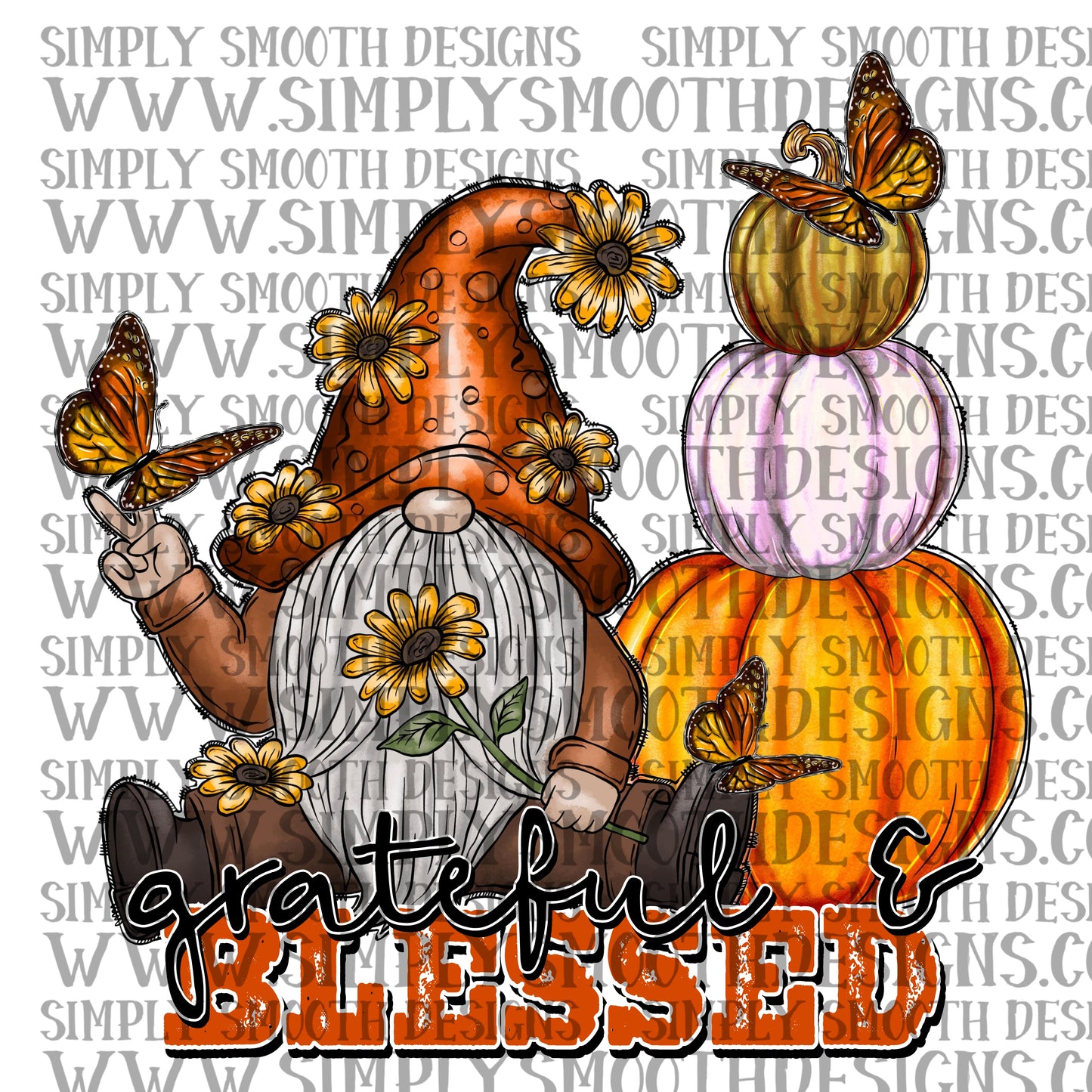 Grateful & blessed gnome fall