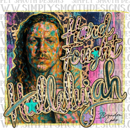 Hard Fought Hallelujah Leopard Paint