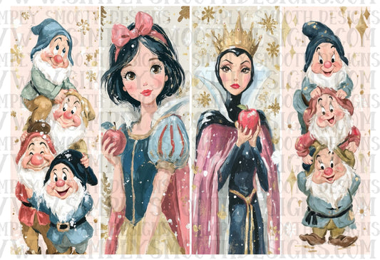 Pastel Snow Four Blocks