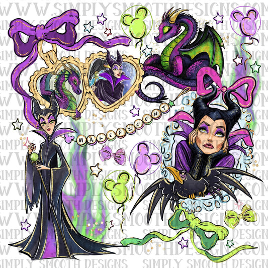 Villain Locket Mal