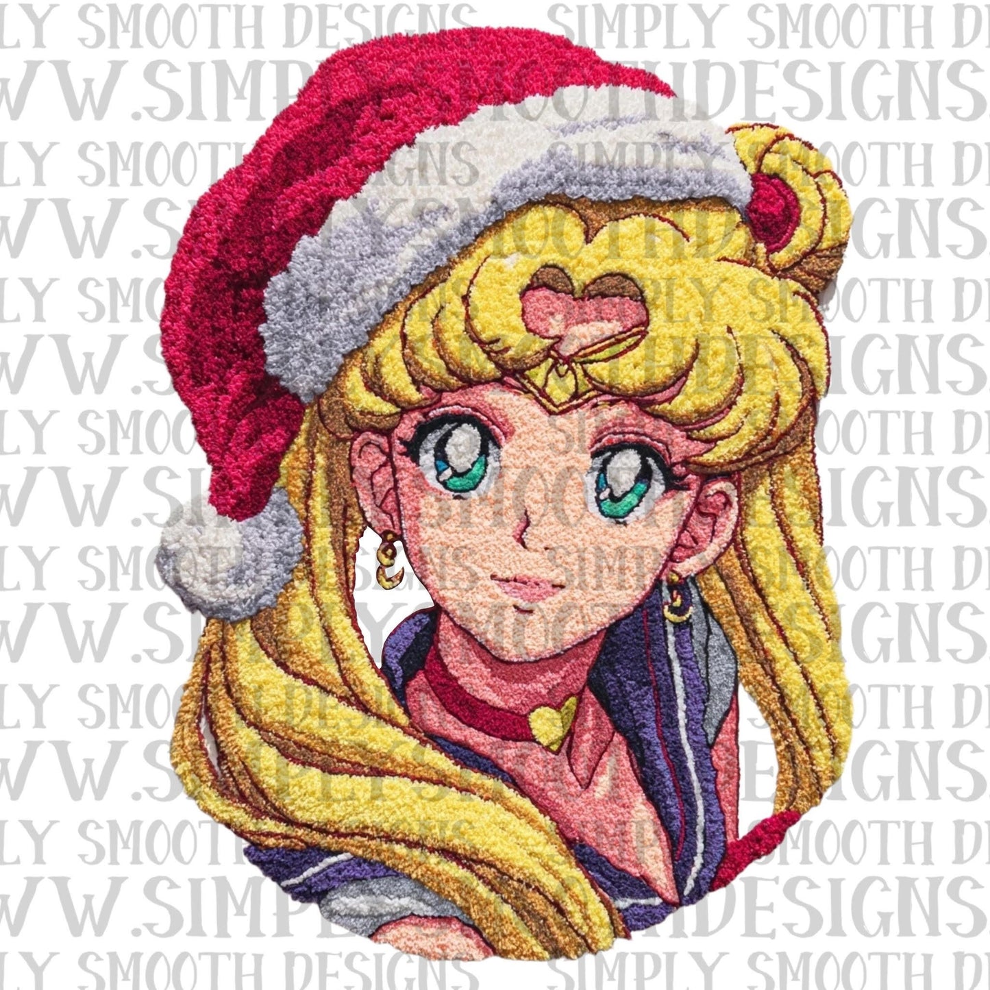 Moon Christmas Faux Yarn