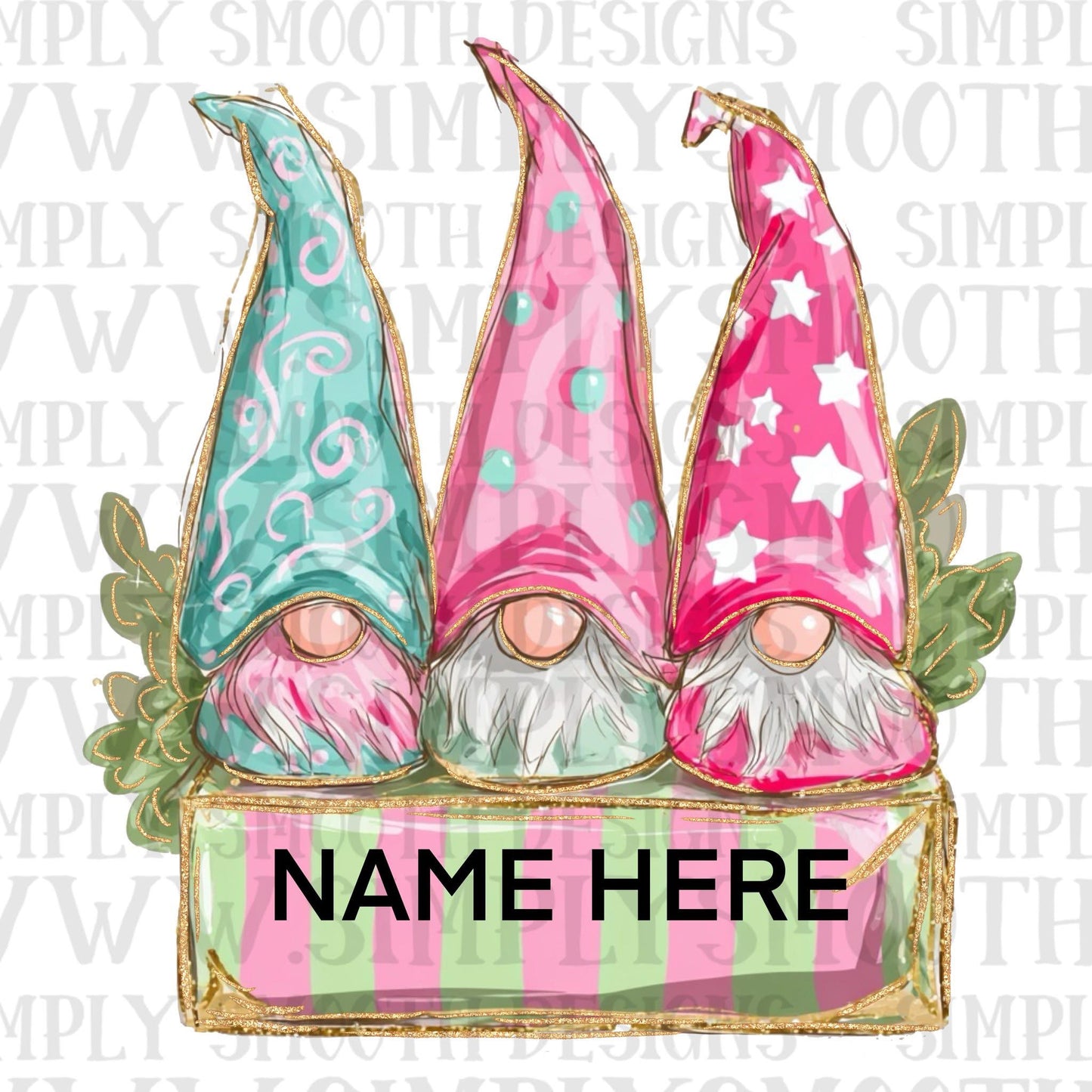 Gnome Name Plate
