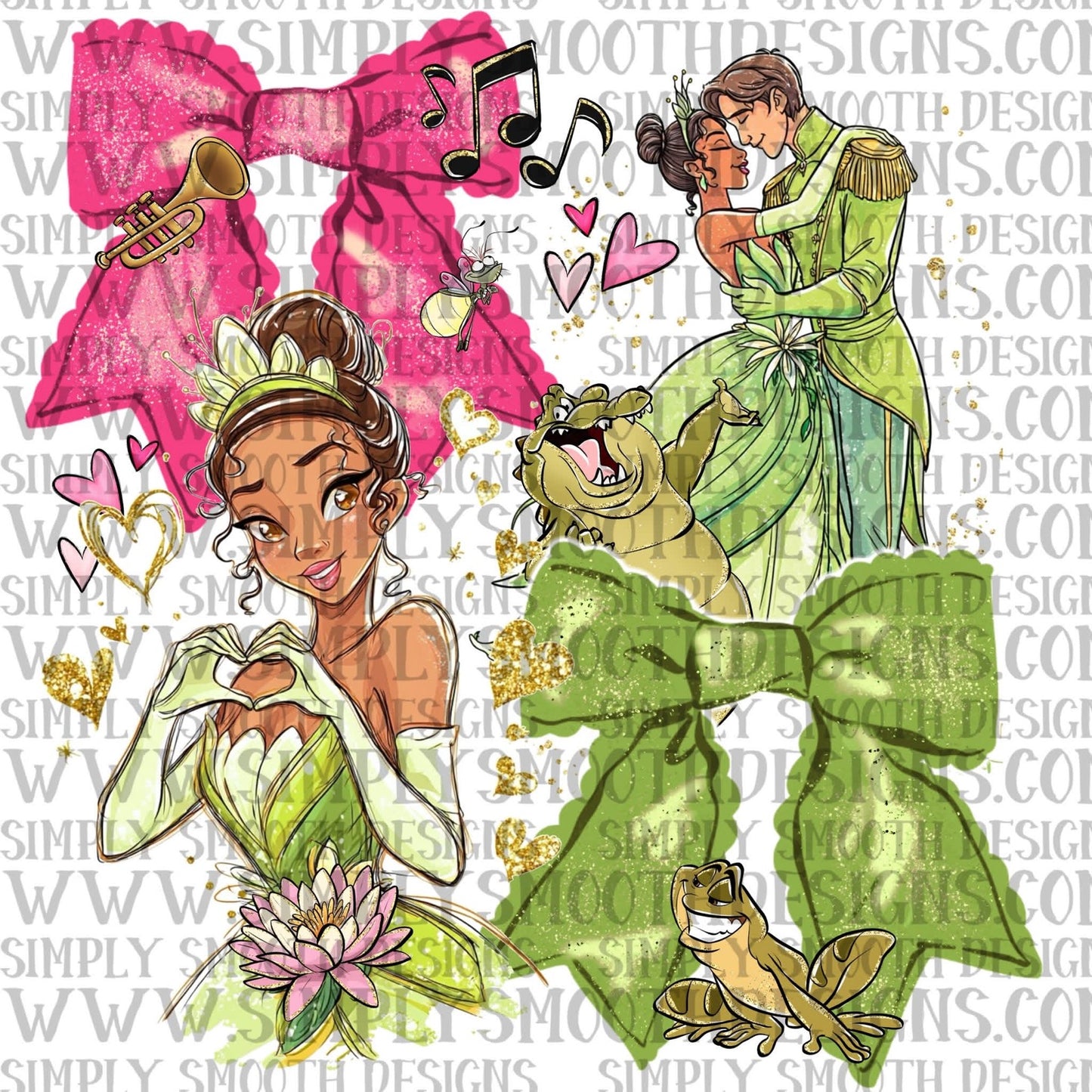 Ti_na Bow With Hearts