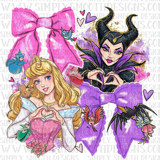 Au_ora Bow With Hearts