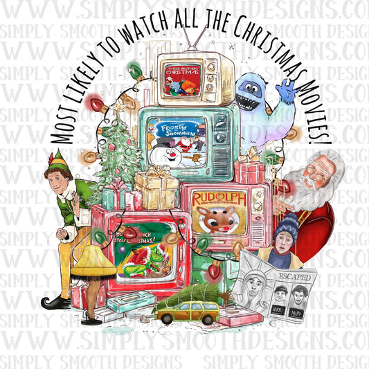 Most Likely To Watch All The Christmas Movies