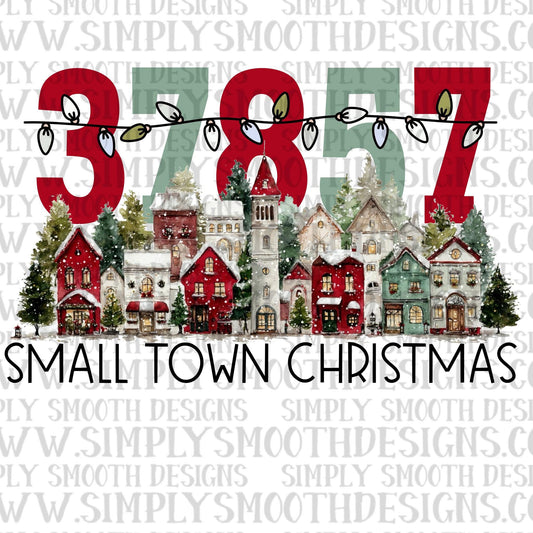 Small Town Christmas Add Your Own Zip Code