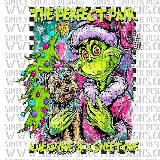 The Perfect Pair Green + Yorkie