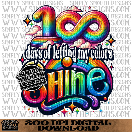 100 days of letting my colors shine