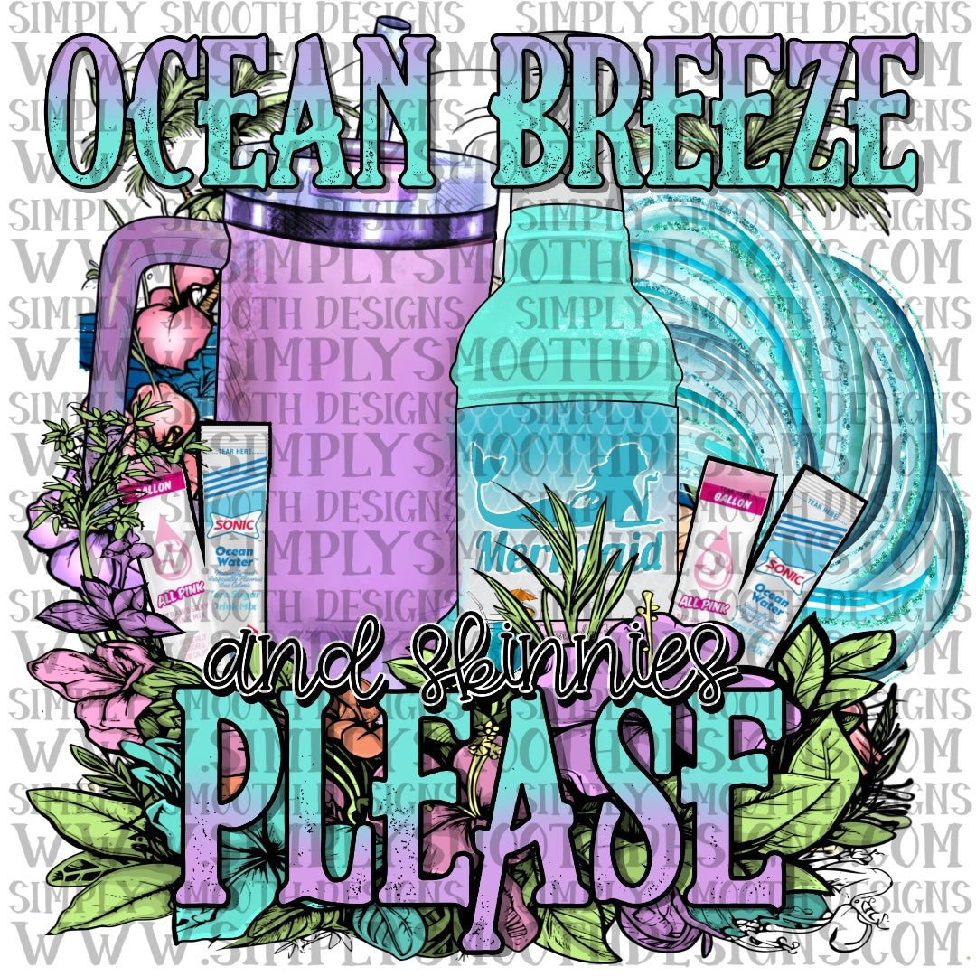 Ocean Breeze Skinny Please