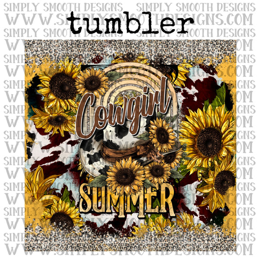 Cowgirl Summer Tumbler