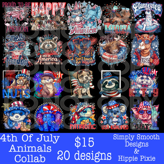 4th Of July Animal Collab w/ Hippie Pixie