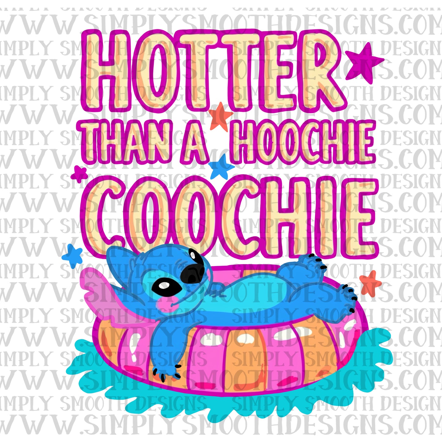 Hotter than a hoochie coochie stitch