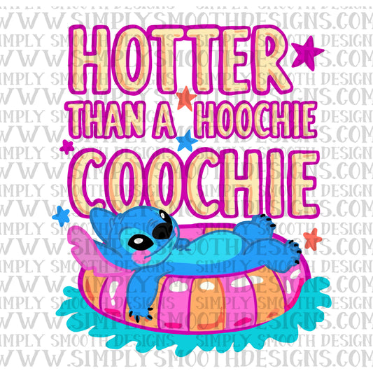 Hotter than a hoochie coochie stitch