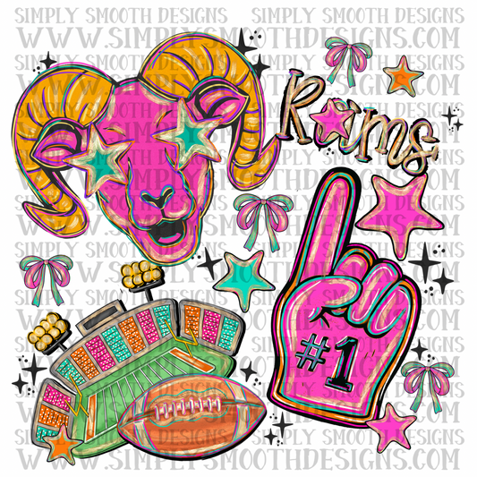 Rams Bright Preppy