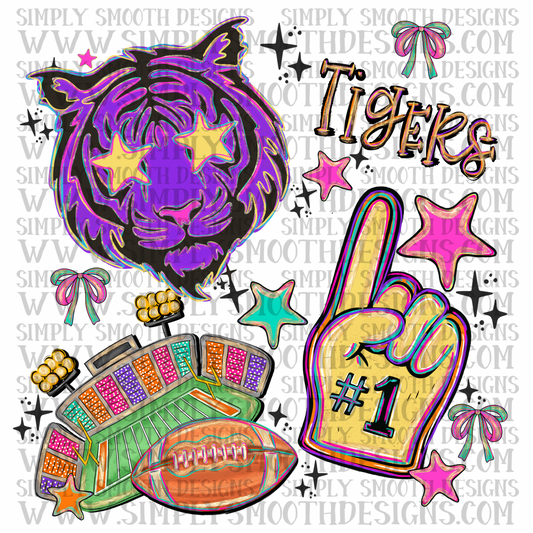 Tigers Bright Preppy