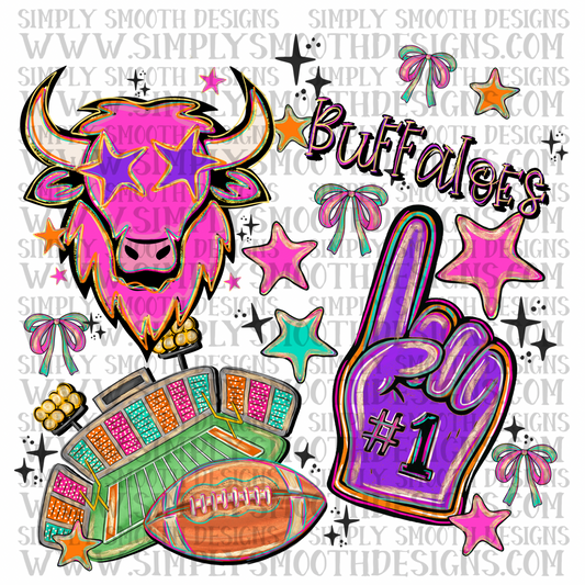 Buffaloes Bright Preppy