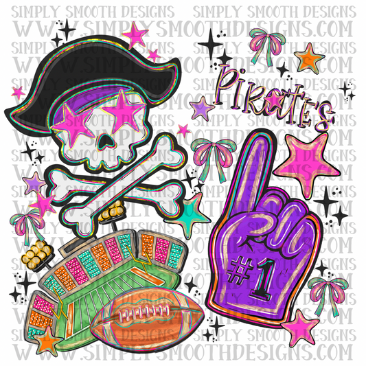 Pirates Bright Preppy