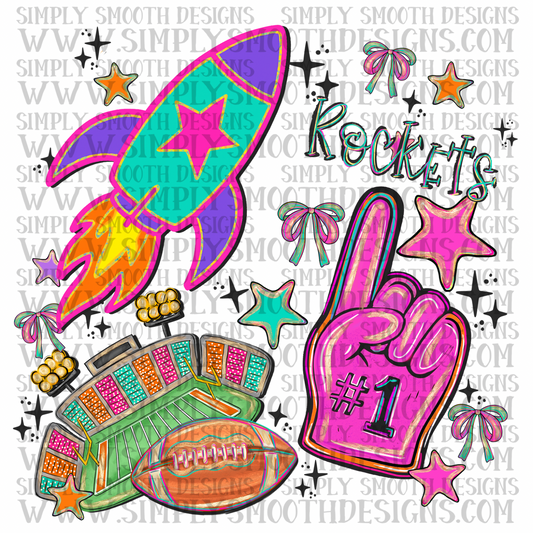 Rockets Bright Preppy