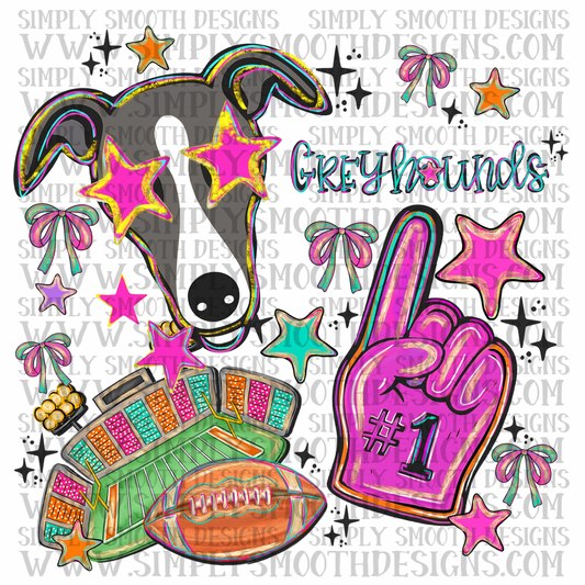 Greyhounds Bright Preppy