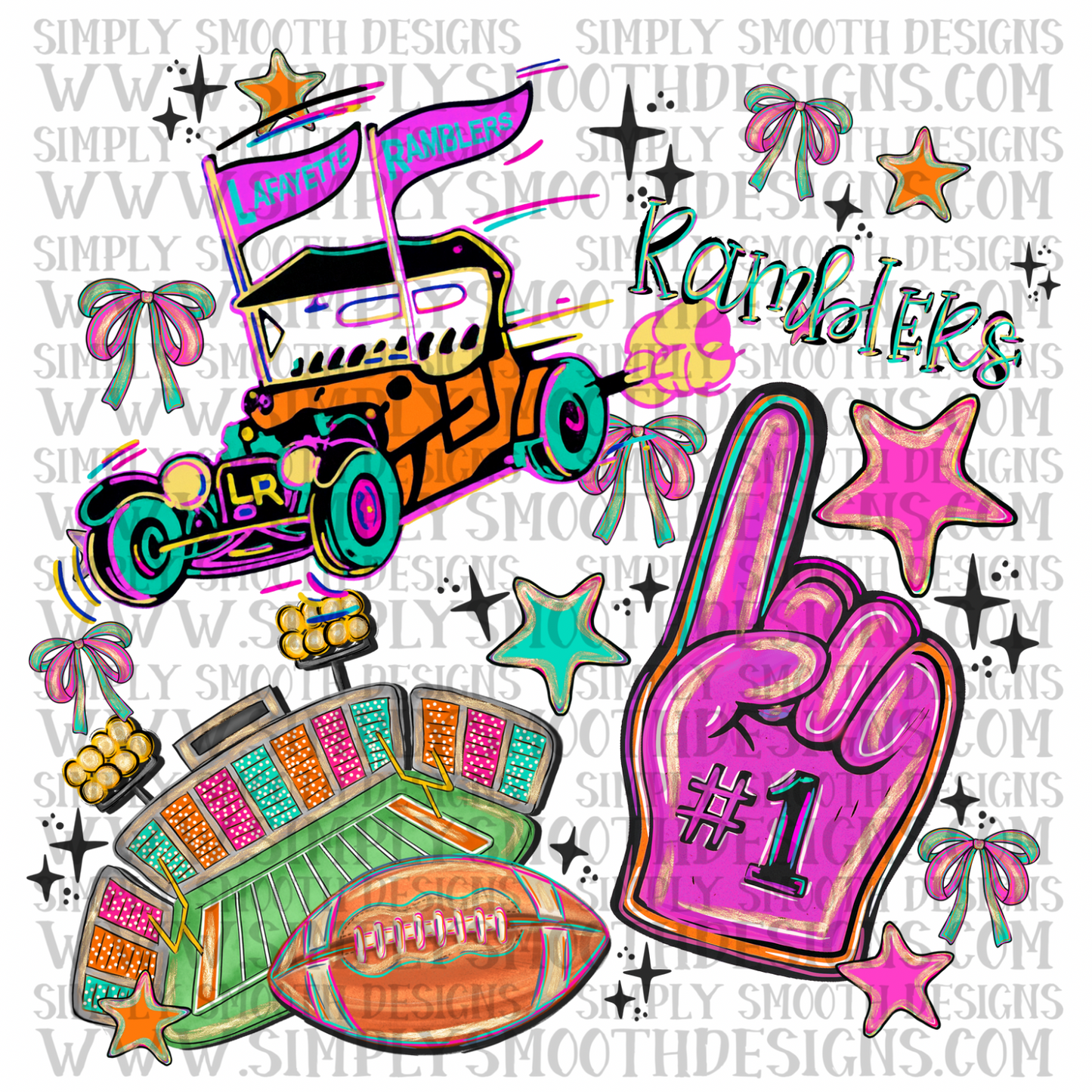 Ramblers Bright Preppy