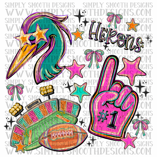 Herons Bright Preppy