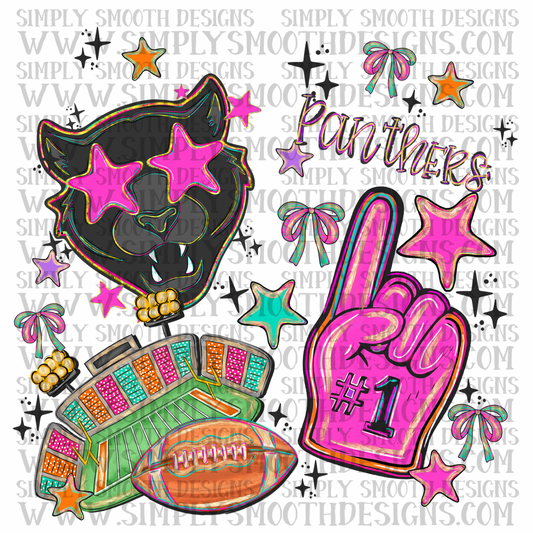 Panthers Bright Preppy