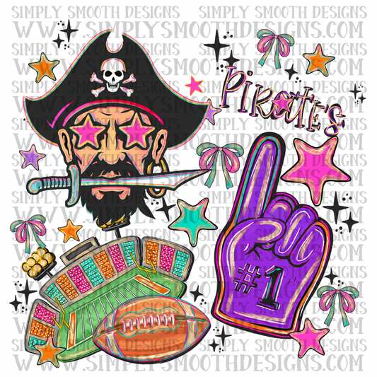 Pirates Bright Preppy