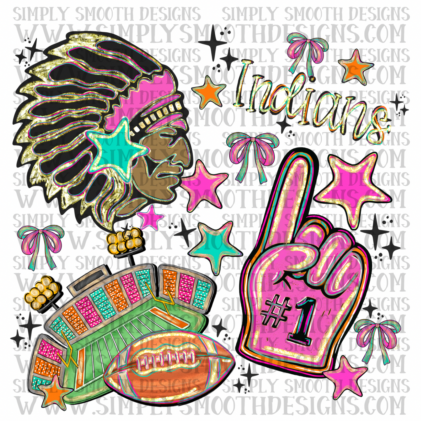 Indians Bright Preppy